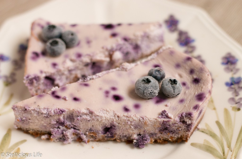 Make this deliciously creamy and light cheesecake filled with fresh blueberries, that comes together in less than 30 minutes, a perfect dessert for any summer occasion!