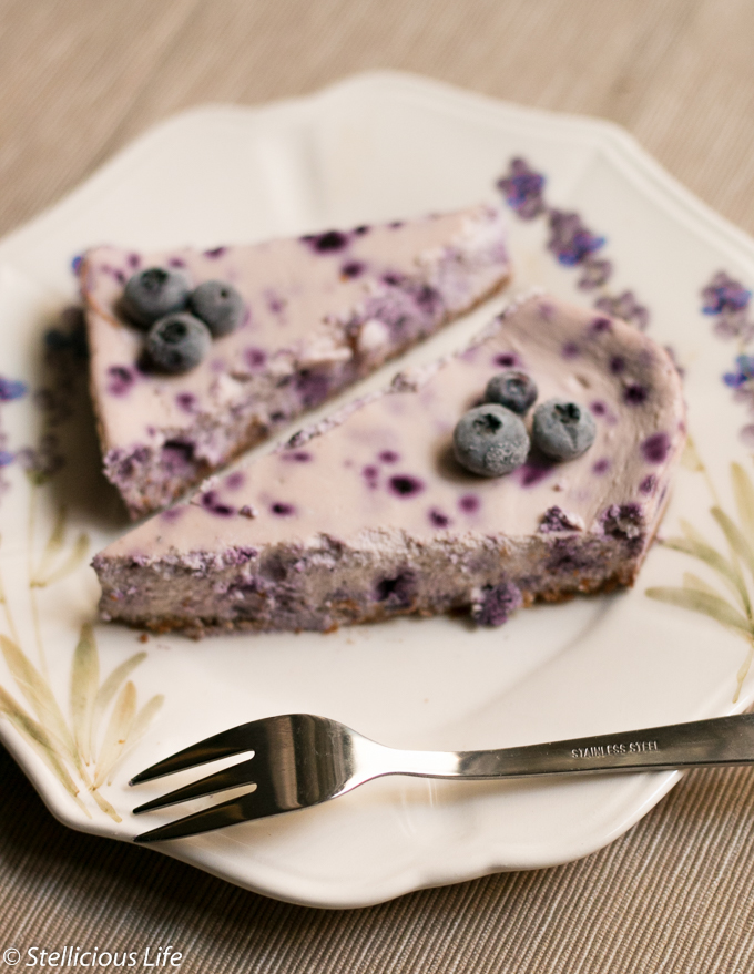 Make this deliciously creamy and light cheesecake filled with fresh blueberries, that comes together in less than 30 minutes, a perfect dessert for any summer occasion!